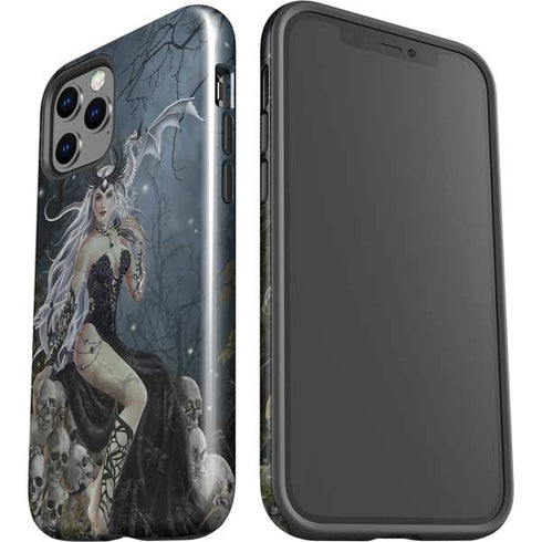 Gothic Queen with Silver Dragon by Nene Thomas iPhone 12 Pro Impact Case