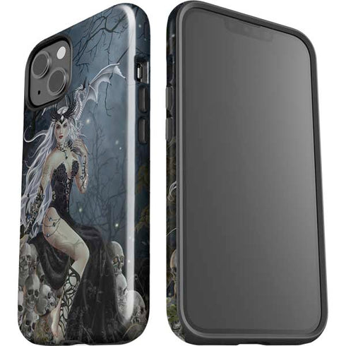 Gothic Queen with Silver Dragon by Nene Thomas iPhone 13 Impact Case
