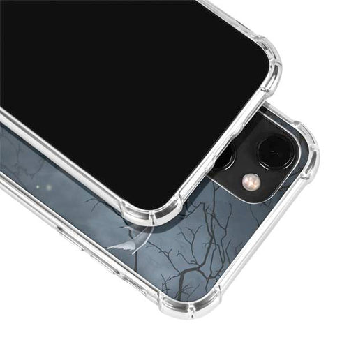 Gothic Queen with Silver Dragon by Nene Thomas iPhone 13 Mini Clear Case