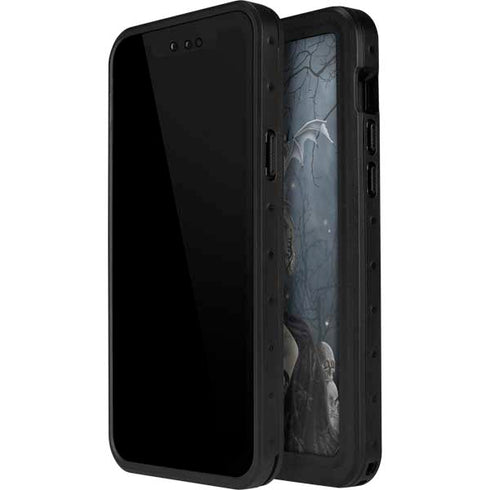 Gothic Queen with Silver Dragon by Nene Thomas iPhone 13 Mini Waterproof Case