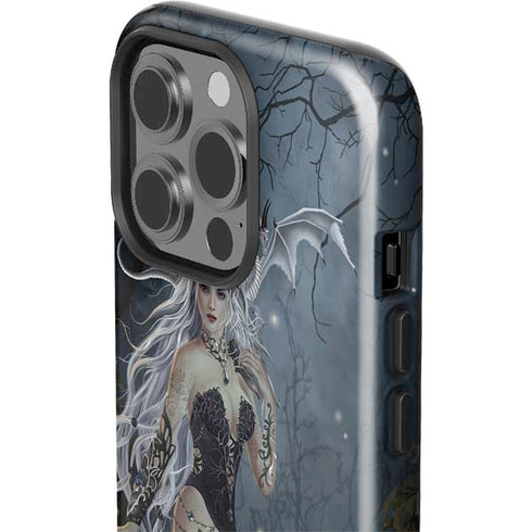 Gothic Queen with Silver Dragon by Nene Thomas iPhone 13 Pro Impact Case