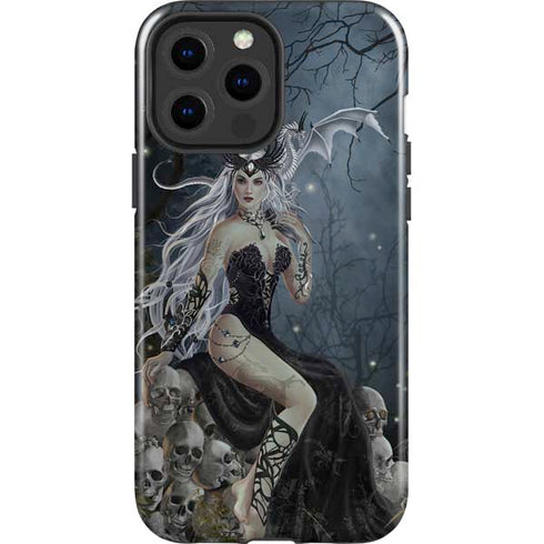 Gothic Queen with Silver Dragon by Nene Thomas iPhone 13 Pro Max Impact Case