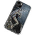 Gothic Queen with Silver Dragon by Nene Thomas iPhone 14 Clear Case