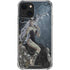 Gothic Queen with Silver Dragon by Nene Thomas iPhone 14 Plus Clear Case