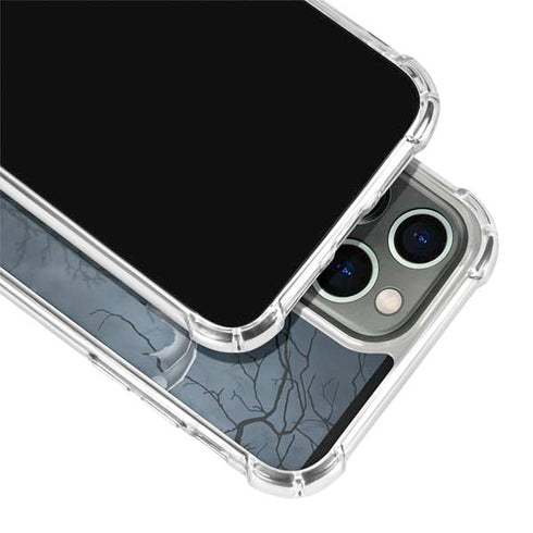 Gothic Queen with Silver Dragon by Nene Thomas iPhone 15 Pro Clear Case