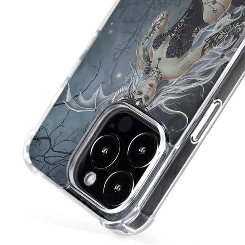 Gothic Queen with Silver Dragon by Nene Thomas iPhone 15 Pro Max MagSafe Case