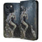 Gothic Queen with Silver Dragon by Nene Thomas iPhone 15 Folio Case