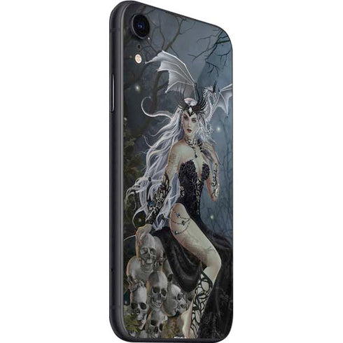 Gothic Queen with Silver Dragon by Nene Thomas iPhone SE (2nd & 3rd Gen) Skin
