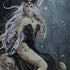 Gothic Queen with Silver Dragon by Nene Thomas iPhone X Pro Case