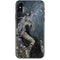 Gothic Queen with Silver Dragon by Nene Thomas iPhone X Skin