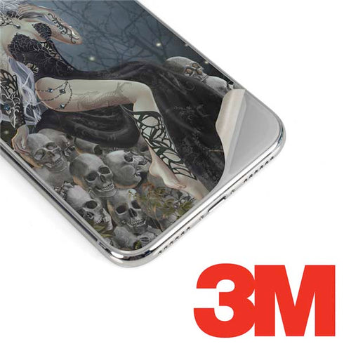Gothic Queen with Silver Dragon by Nene Thomas iPhone XS Max Skin