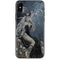 Gothic Queen with Silver Dragon by Nene Thomas iPhone XS Skin