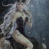 Gothic Queen with Silver Dragon by Nene Thomas iPhone XS Skin