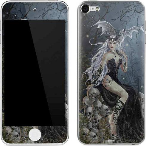 Gothic Queen with Silver Dragon by Nene Thomas Apple iPod Skin