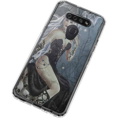 Gothic Queen with Silver Dragon by Nene Thomas LG K51/Q51 Clear Case