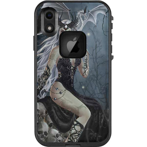 Gothic Queen with Silver Dragon by Nene Thomas LifeProof Fre iPhone Skin