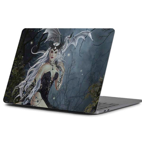 Gothic Queen with Silver Dragon by Nene Thomas Apple MacBook Pro 13-inch Skin