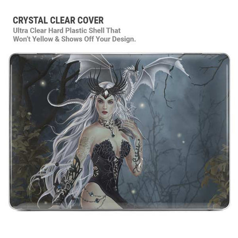 Gothic Queen with Silver Dragon by Nene Thomas MacBook Pro 13in (2020) Case plus Skin