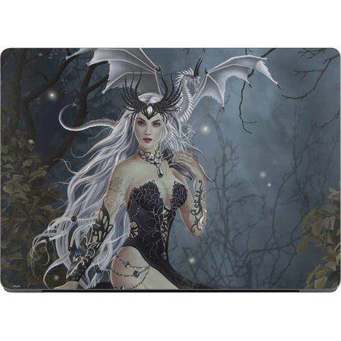 Gothic Queen with Silver Dragon by Nene Thomas MacBook Pro 14in (2021-24) Skin