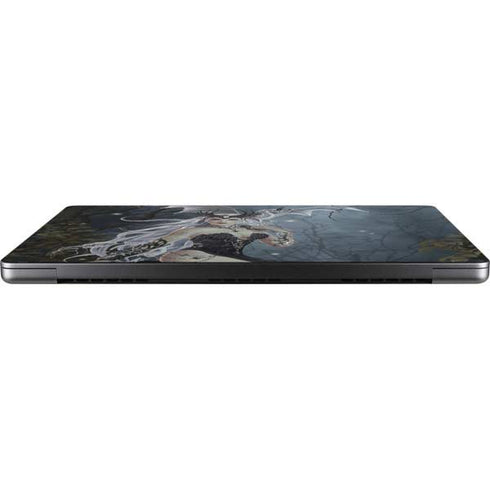 Gothic Queen with Silver Dragon by Nene Thomas MacBook Pro 14in (2021-24) Skin