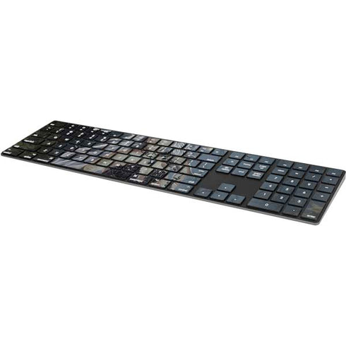 Gothic Queen with Silver Dragon by Nene Thomas Magic Keyboard with Numeric Keypad Skin