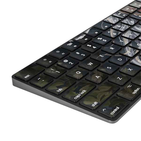 Gothic Queen with Silver Dragon by Nene Thomas Magic Keyboard with Numeric Keypad Skin
