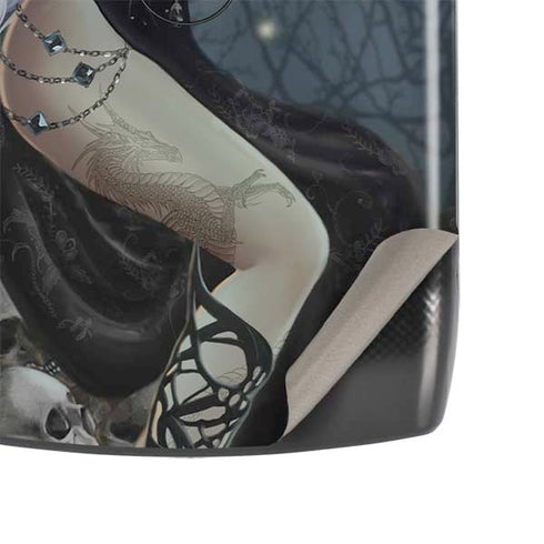 Gothic Queen with Silver Dragon by Nene Thomas Motorola RAZR Skin