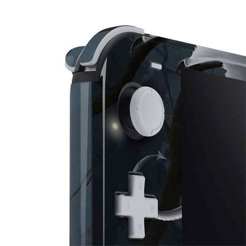 Gothic Queen with Silver Dragon by Nene Thomas Nintendo Switch Lite Skin