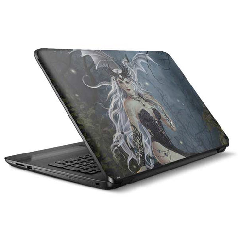 Gothic Queen with Silver Dragon by Nene Thomas HP Notebook Skin
