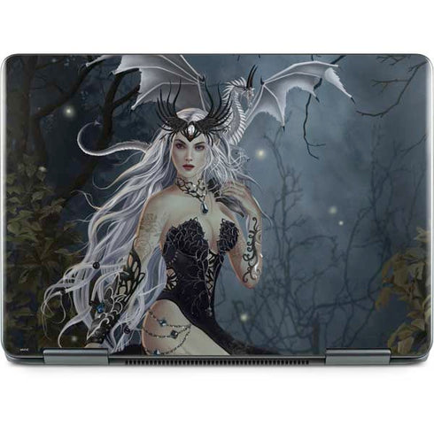 Gothic Queen with Silver Dragon by Nene Thomas Notebook 9 Pro 13in (2017) Skin
