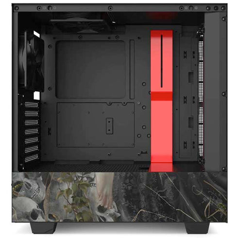 Gothic Queen with Silver Dragon by Nene Thomas NZXT H510 Compact ATX Mid-Tower Case Skin
