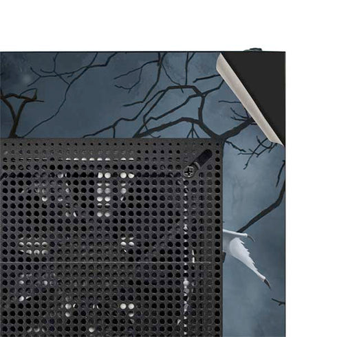 Gothic Queen with Silver Dragon by Nene Thomas NZXT H510 Compact ATX Mid-Tower Case Skin