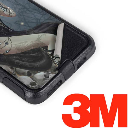 Gothic Queen with Silver Dragon by Nene Thomas Otterbox Commuter iPhone Skin