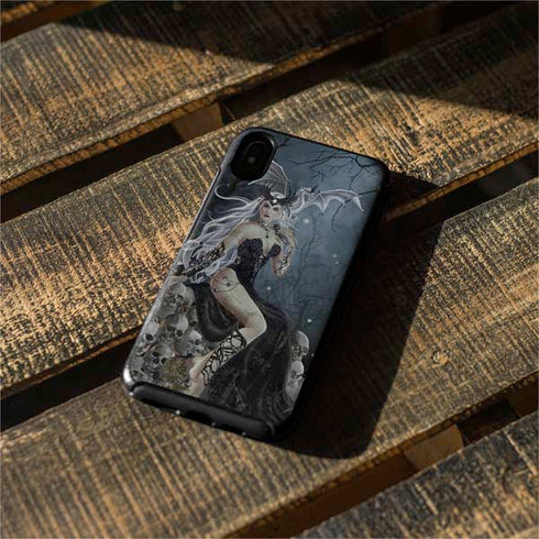 Gothic Queen with Silver Dragon by Nene Thomas Otterbox Symmetry iPhone Skin