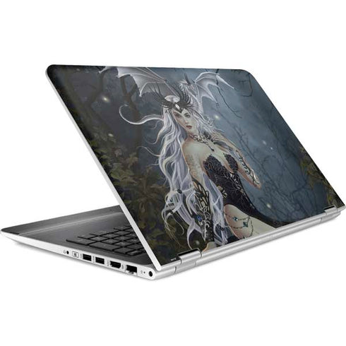 Gothic Queen with Silver Dragon by Nene Thomas HP Pavilion Skin