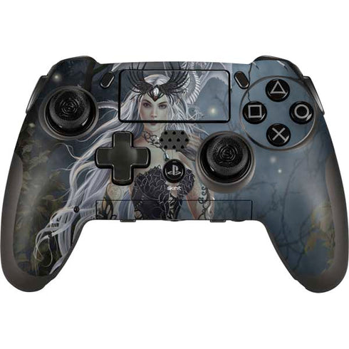 Gothic Queen with Silver Dragon by Nene Thomas PlayStation Scuf Vantage 2 Controller Skin