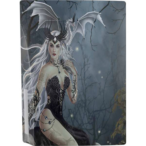 Gothic Queen with Silver Dragon by Nene Thomas PS5 Bundle Skin