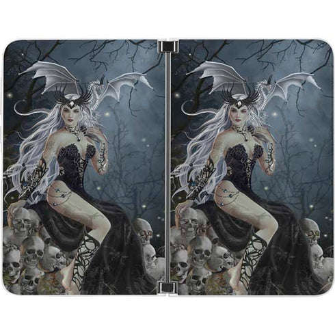 Gothic Queen with Silver Dragon by Nene Thomas Surface Duo Skin