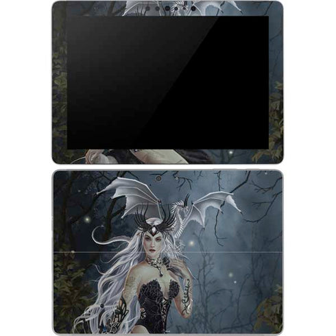 Gothic Queen with Silver Dragon by Nene Thomas Surface Go Skin