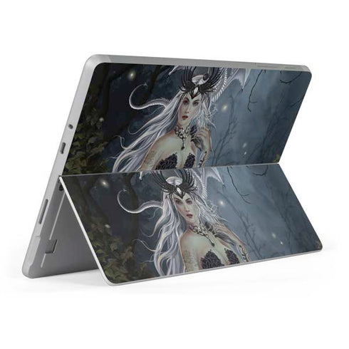 Gothic Queen with Silver Dragon by Nene Thomas Surface Go Skin