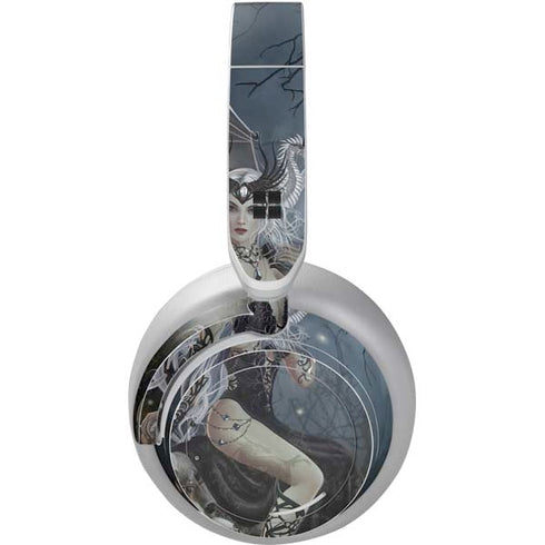 Gothic Queen with Silver Dragon by Nene Thomas Surface Headphones Skin