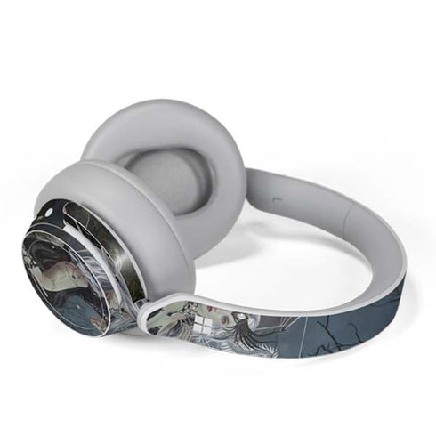 Gothic Queen with Silver Dragon by Nene Thomas Surface Headphones Skin
