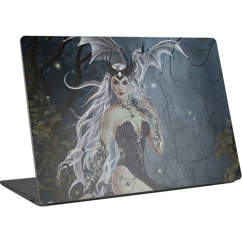 Gothic Queen with Silver Dragon by Nene Thomas Surface Laptop 4 15in Skin