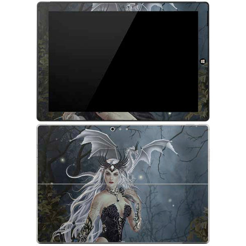 Gothic Queen with Silver Dragon by Nene Thomas Surface Pro 3 Skin