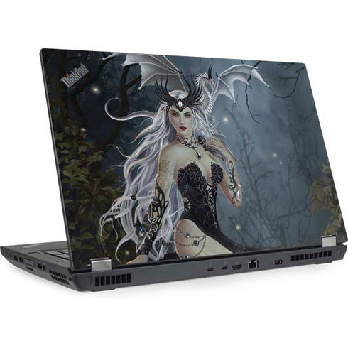 Gothic Queen with Silver Dragon by Nene Thomas Lenovo ThinkPad Skin