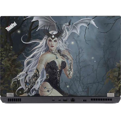 Gothic Queen with Silver Dragon by Nene Thomas Lenovo ThinkPad Skin
