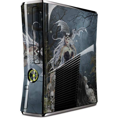 Gothic Queen with Silver Dragon by Nene Thomas Xbox 360 Slim (2010) Skin