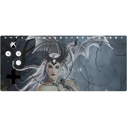 Gothic Queen with Silver Dragon by Nene Thomas Xbox Adaptive Controller Skin
