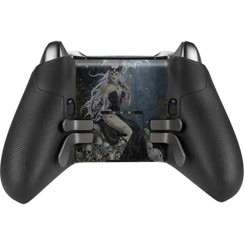 Gothic Queen with Silver Dragon by Nene Thomas Xbox Elite Wireless Controller Series 2 Skin