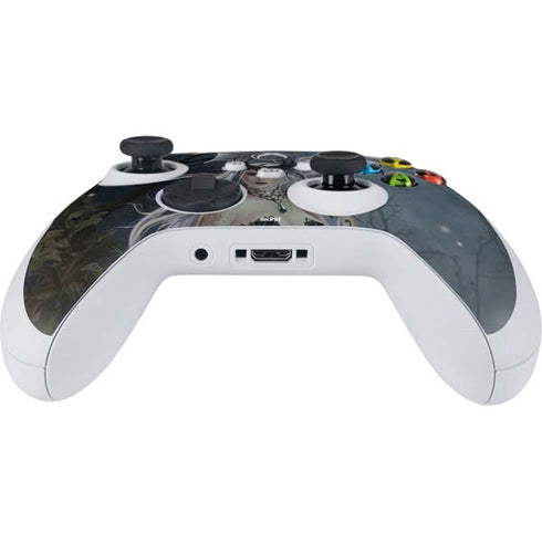 Gothic Queen with Silver Dragon by Nene Thomas Xbox Series S Controller Skin